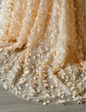 Yellow A-Line Spaghetti Straps Tulle Applique Beading Wedding Dress Fairytale Long Prom Dresses HZ1024