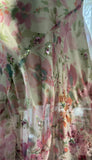 Printed Chiffon Sequin Mermaid Formal Dresses Spaghetti Strap Vintage Evening Dress HZ1024