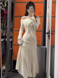 one shoulder slim dress HZ1024