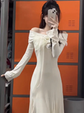 one shoulder slim dress HZ1024