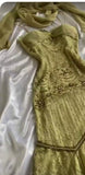 Spaghetti Straps Mermaid Lace Chiffon Prom Dresses with Beading HZ1024