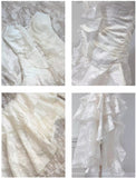 Light Apricot Spaghetti Strap Chiffon Ruffle Hi-Lo Birthday Party Dress HZ1024