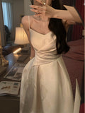Satin A-Line Slip Dress HZ1024