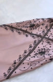 V-neck Chiffon Sheath Beaded Prom Dresses HZ1024