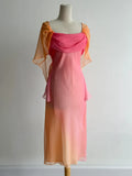 Y2K Outfit for Party Square Neck Chiffon Stunning Short Prom Dresses HZ1024