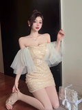 party one shoulder princess dress HZ1024