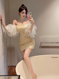 party one shoulder princess dress HZ1024