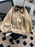 polo neck knitted long sleeve sweater HZ1024