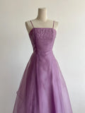 Purple Spaghetti Straps A-Line Tulle Long Prom Dresses Gothic Formal Evening Gowns HZ1024