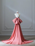 Dark Peach Mandarin Collar Sheath Printed Velvet Long Prom Dresses Formal Evening Gowns HZ1024