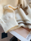 preppy style polo neck pullover sweater HZ1024