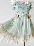 Square A-Line Tulle Lace Short Prom Dress Homecoming Dress HZ1024