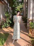 V-neck ruffled fitted dress HZ1024