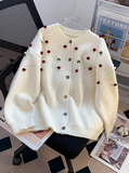 Christmas atmosphere loose long sleeve cardigan HZ1024