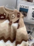 and sweet bear long sleeve sweater HZ1024