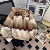 and sweet bear long sleeve sweater HZ1024