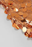 Gold Strapless Bodycon Sequin Short Party Dresses Homecoming Dresses HZ1024
