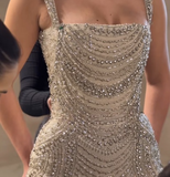 Spaghetti Straps Bodycon Birthday Dresses Beaded Short Prom Dresses Fashion Homecoming Dresses HZ1024