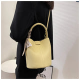 and versatile portable bucket bag crossbody bag HZ1024