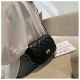ins style diamond chain crossbody bag HZ1024