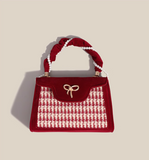 Houndstooth Shoulder Crossbody Handbag HZ1024