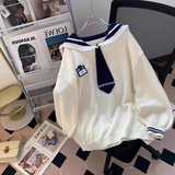 Collar Preppy Pullover HZ1024