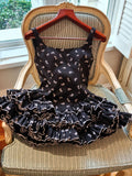 Black Square Neck A-Line Satin Short Prom Dresses Cocktail Party Dress HZ1024