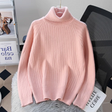 high collar thick sweater HZ1024