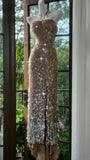 Halter Neck Sheath Sequin Long Prom Dresses Formal Elegant Evening Gowns HZ1024