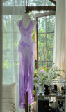 Green Halter Sheath Beaded Chiffon Long Prom Dresses Elegant Green Evening Gowns HZ1024