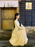 Swing Neck Long Sleeve Scarf Knitted Dress HZ1024