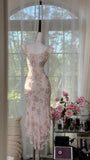 Apricot V-neck Sheath Chiffon Short Prom Dresses Elegant Evening Gowns with Beading HZ1024