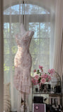 Apricot V-neck Sheath Chiffon Short Prom Dresses Elegant Evening Gowns with Beading HZ1024