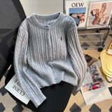 Vintage Cable Knit Cardigan HZ1024