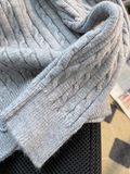 Vintage Cable Knit Cardigan HZ1024