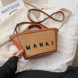 rattan crossbody bag HZ1024