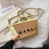 rattan crossbody bag HZ1024