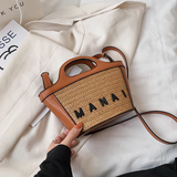 rattan crossbody bag HZ1024