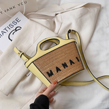 rattan crossbody bag HZ1024