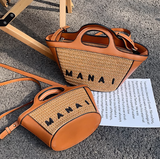 rattan crossbody bag HZ1024