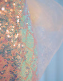 Sweetheart Mermaid Sequin Long Prom Dresses Formal Evening Gowns HZ1024