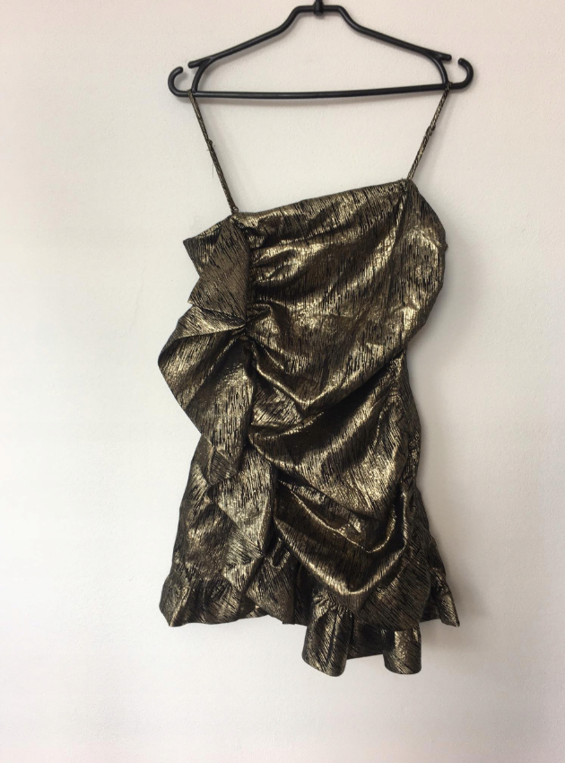 Black Gold Strapless Bodycon Short Party BirthdayDresses Sexy Homecoming Dresses HZ1024
