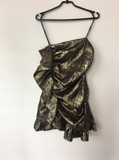 Black Gold Strapless Bodycon Short Party BirthdayDresses Sexy Homecoming Dresses HZ1024
