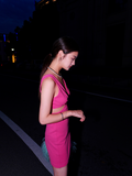 V-neck Sheath Fashion Party Dress Sweet Homecoming Dress HZ1024