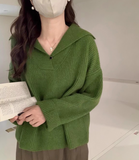 and winter lapel raccoon fleece sweater HZ1024