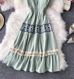 V Neck Short Dress Fashion Dress HZ1024