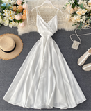 Green Formal Dresses Backless High Waist Party Dresses HZ1024