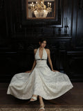 V-neck A-Line Satin Polka Dot Short Party Dress, Sweet 16 Dress HZ1024