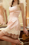 Pink Strapless A-Line Satin Tulle Short Prom Dresses, Fashionable Homecoming Dress HZ1024