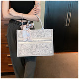 canvas shoulder commuter handbag HZ1024
